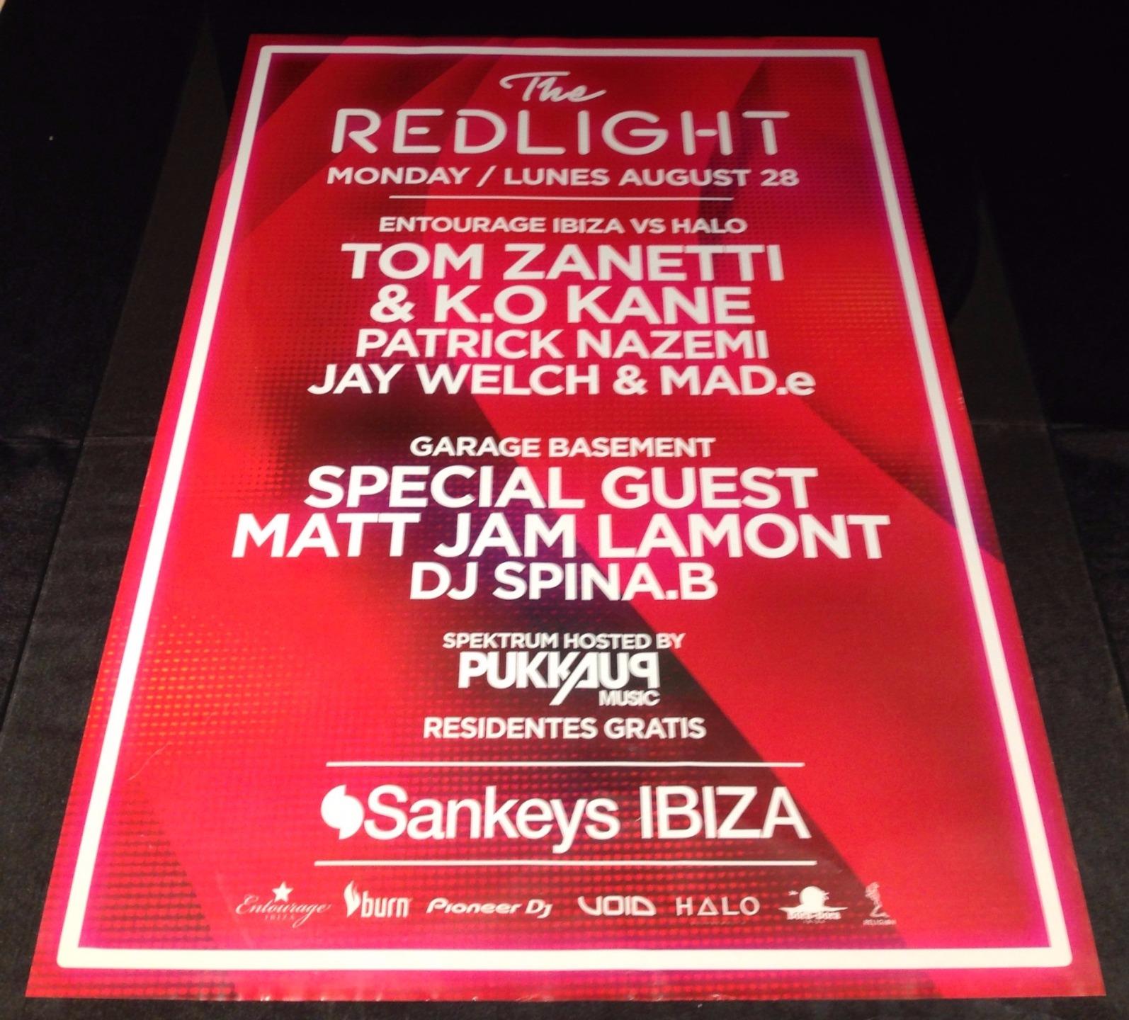 REDLIGHT 2017 @ SANKEYS CLUB - IBIZA CLUB POSTERS - DJ UKG GARAGE GRIME MUSIC - Picture 11 of 14