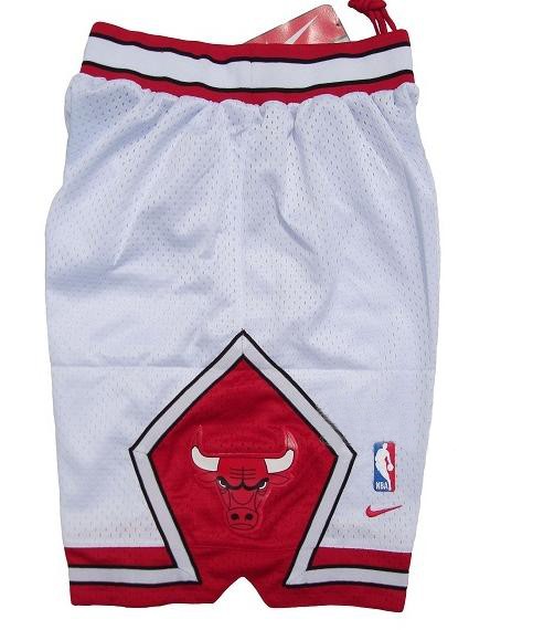Chicago Bulls Home/White Shorts NBA jersey size Medium | eBay