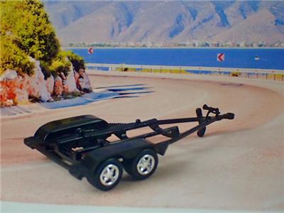 Batman's Twin Engine Batmobile Bat Boat with Tandem Trailer