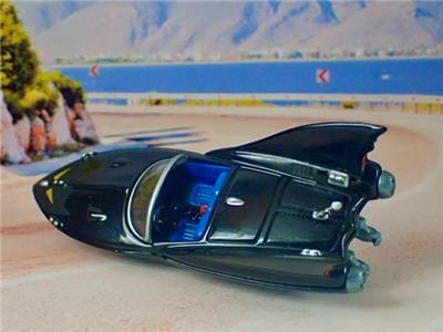 Batman's Twin Engine Batmobile Bat Boat with Tandem Trailer