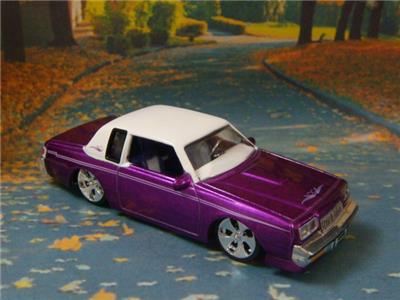 SLAMMED 1987 87 Buick Regal T-Type Turbo Coupe Lowrider 1/64