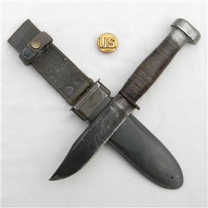 Geneva Forge, USA WW2 USN I MK1 fighting knife, original 1943 NORD