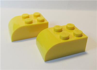 2x3 w Curved Top Choose Color LEGO Parts 6215 Brick 2pcs