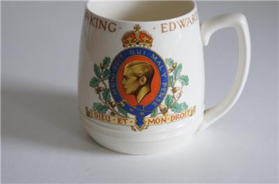 MINTONS MAY,1937 CORONATION OF KING EDWARD VIII OFFICIAL COMMEMORATION ...