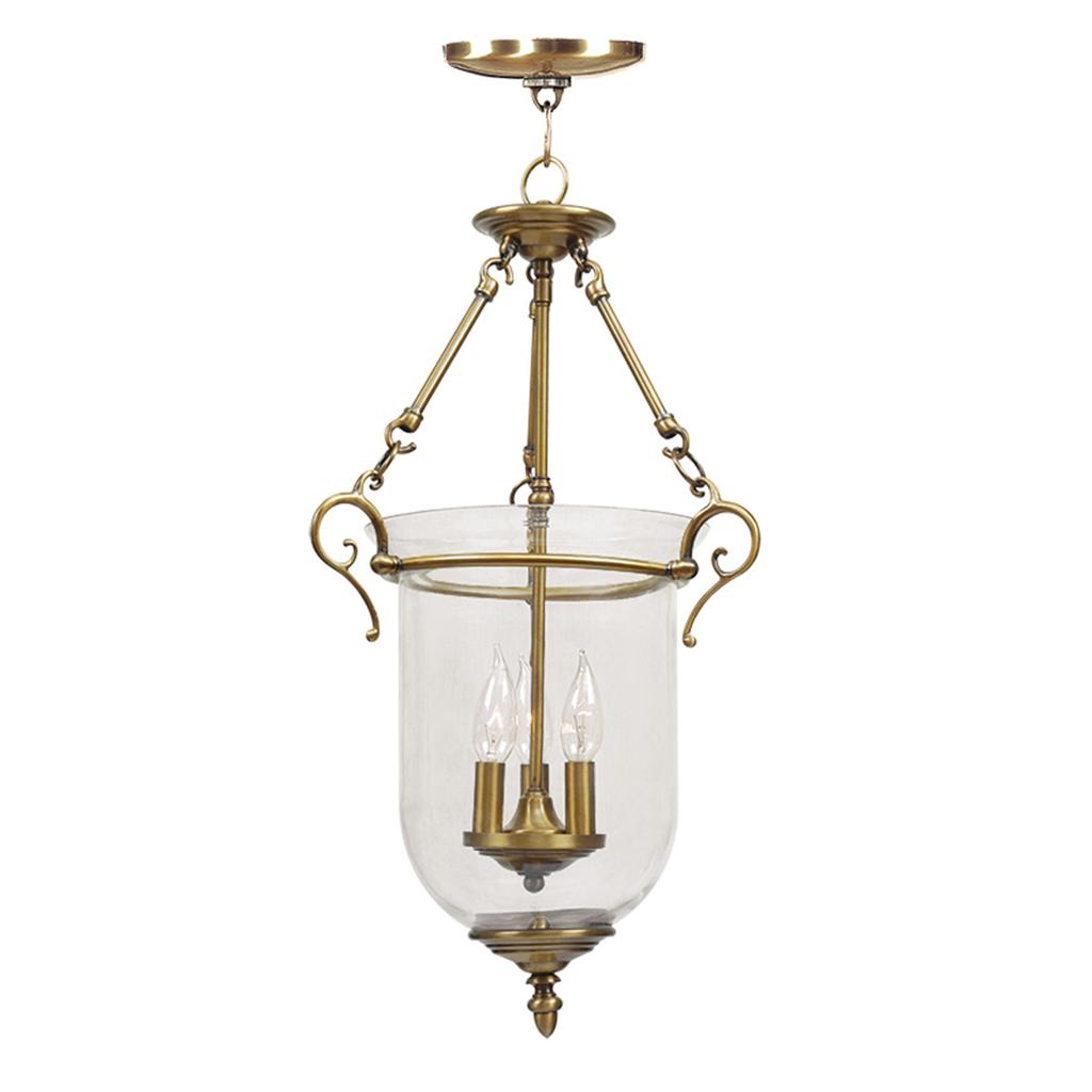 Details About Livex Legacy 3 Light 15 Inch Antique Brass Pendant Ceiling Light Sale 5022 01