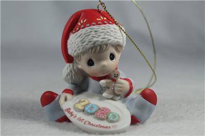 PRECIOUS MOMENTS Dated 2020 Ornament Baby/'s 1st Christmas BOY 201006 NEW