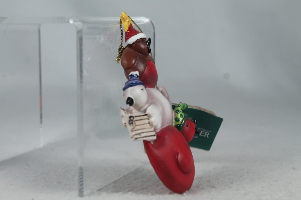 'Stacked Birds' 3 birds Ornament - By Kurt Adler #J9674 NEW! product image view 3