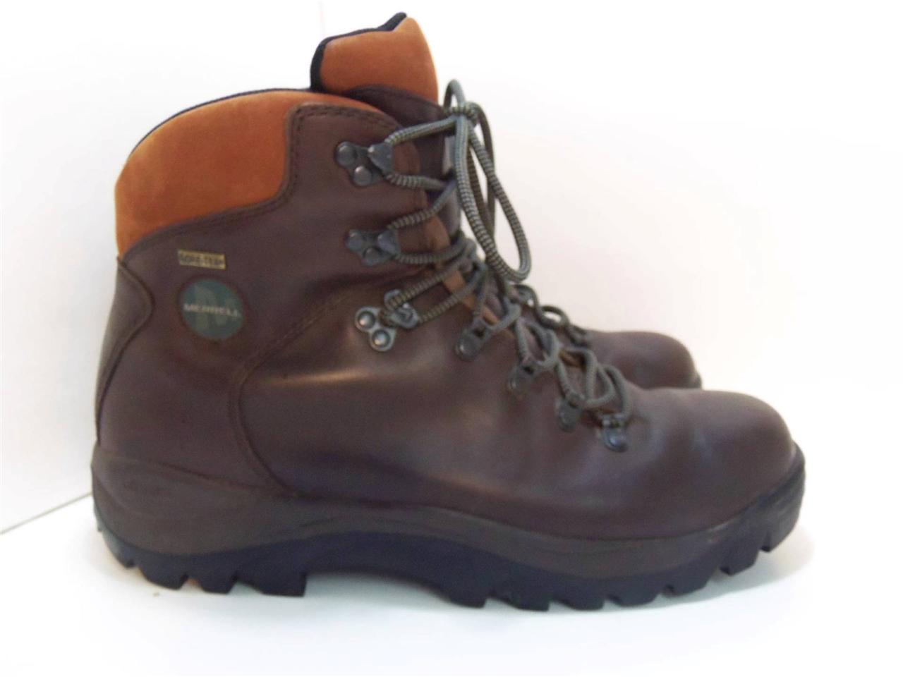 MERRELL Ridge Gore-Tex II Brown Leather Vibram Hiking Mens Boot 11 $110
