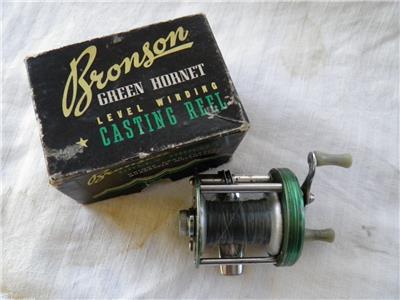 Bronson Green Hornet No.2200 ダイレクトリール BRONSON NO.2200 GREEN HORNET LEVEL WIND CASTING REEL IN BOX | eBay