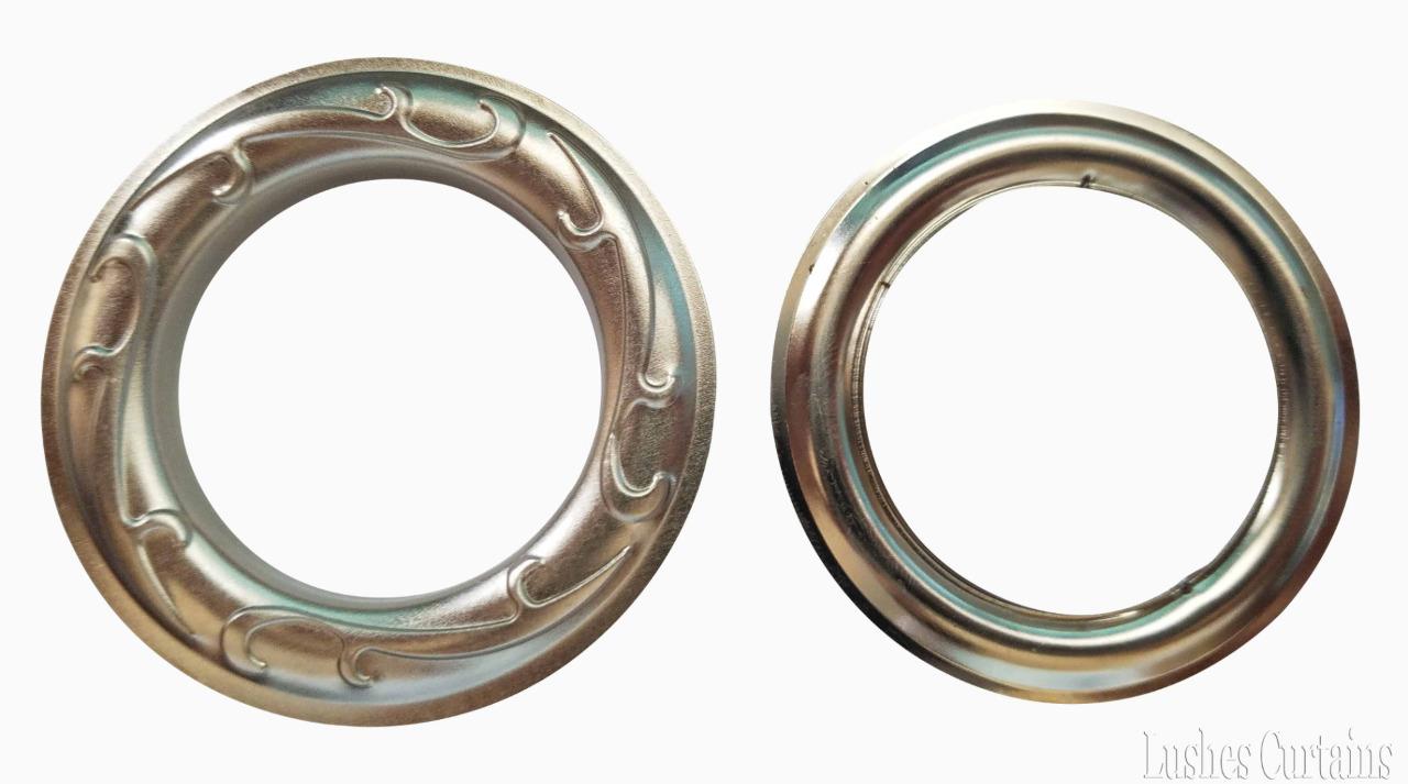 Large Curtain Panel Drapery Nickel 12 Metal Grommet 19/16 Pack w