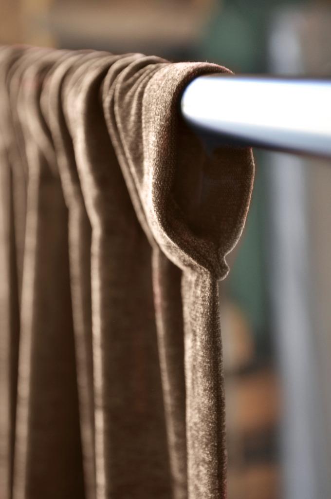 Details about Brown 6ft H Fire Retardant Velvet Curtain Panel w Rod Pocket Custom Window Drape o