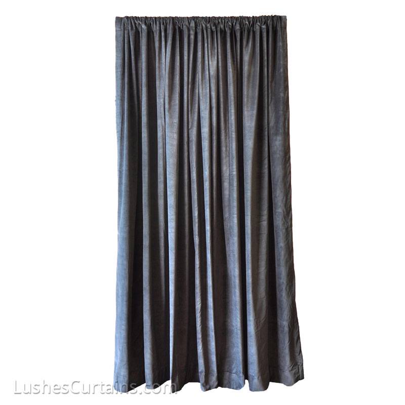 Black Theater Noise Sound Absorbing Drapery Thermal Velvet