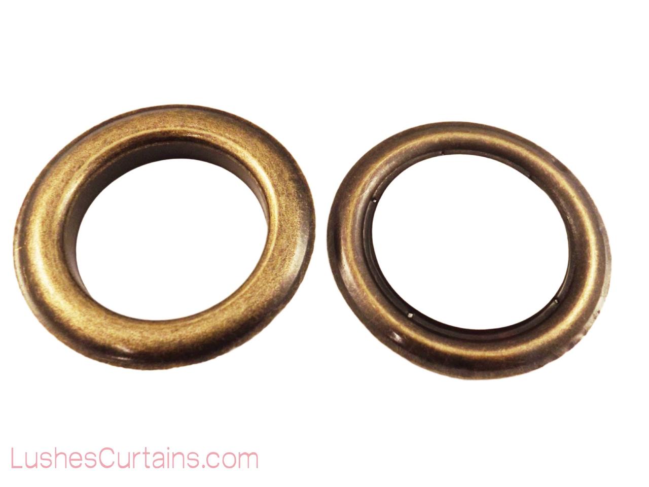 Curtain Drapery Antique Brass Grommets Eyelet 12 Inner Diameter 1