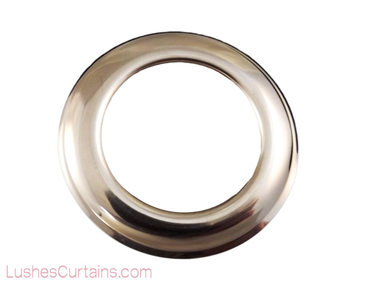 Curtain Drapery Chrome Metal Grommets Washer 12 Inner Diameter 1
