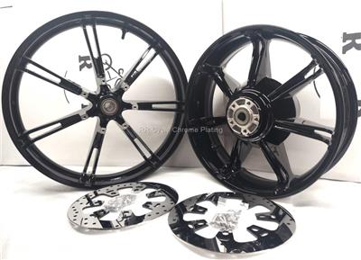 Harley Black Slicer Wheels 21