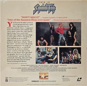 THIS IS SPINAL TAP NO BARCODE UPC 1ST PRESSING ROCKUMENTARY