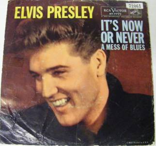 Elvis Presley It's Now or Never UK(英)盤LP Elvis Presley – It's Now Or Never – Vinyl (7