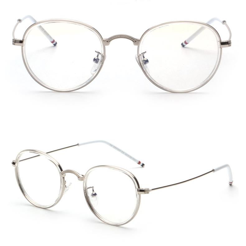 Round Metal Retro Vintage Full Rim EYEGLASSES FRAMES Glasses S22102 TB ...