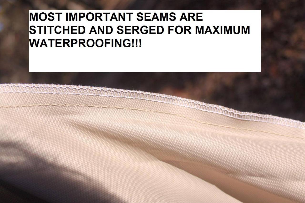 NEW VORTEX WATERGUARD HEAVY DUTY WATERPROOF KAYAK/CANOE COVER UP TO 16' LONG!