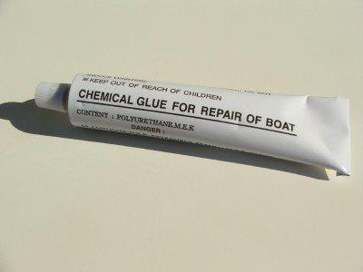 1 x HYPALON INFLATABLE BOAT REPAIR PVC GLUE 30g TUBE 