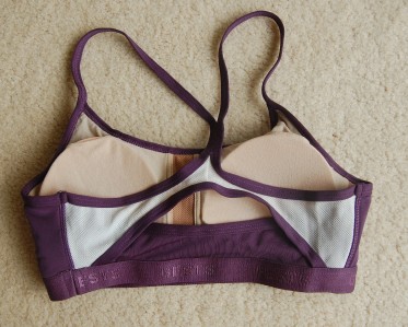 padded xxl bra gym yoga fitness dance xl purple womens crop sports