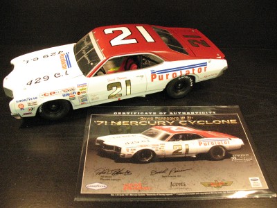 David Pearson #21 1971 Mercury Cyclone Limited Edition SIGNED Univ on ...