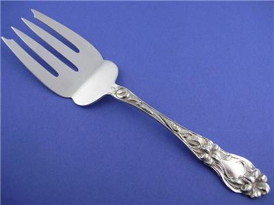 Lily No Mono S Whiting Mfg Sterling Fork