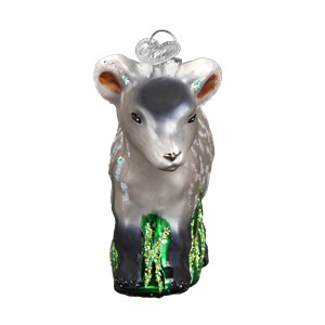 Old World Christmas Pygmy Goat Wildlife Glass Ornament 12285 FREE BOX New