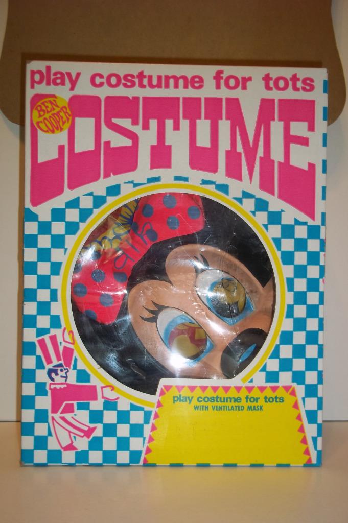 Vintage 70 S Minnie Mouse Ben Cooper Halloween Play Costume For