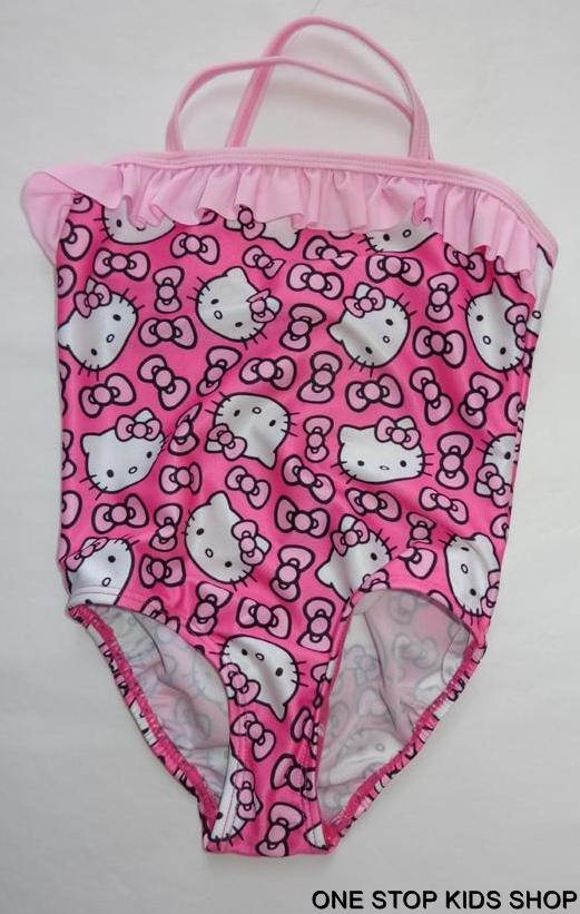 HELLO KITTY Girls 4 6X SWIMSUIT Bathing Swim Suit | eBay