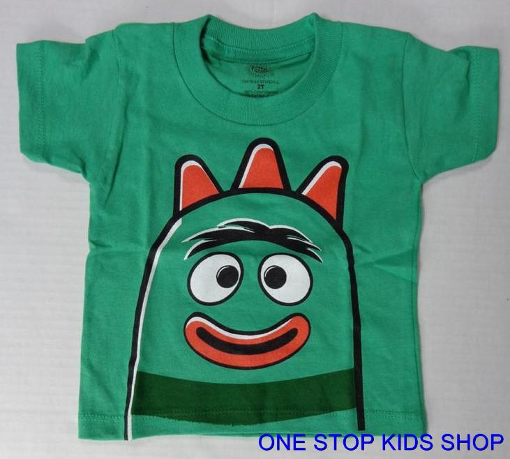 YO GABBA GABBA 24 Mo 2T 3T 4T 5T Short Sleeve Tee SHIRT Top BROBEE Muno ...