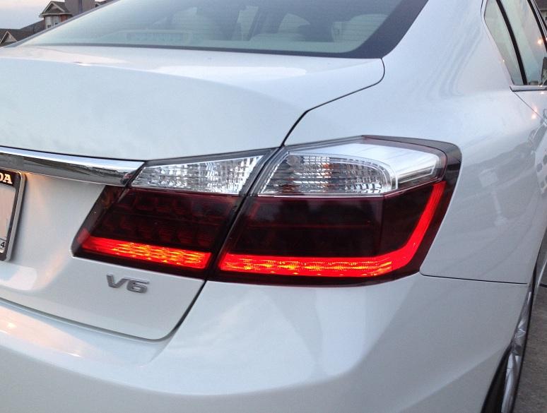 13-15 HONDA ACCORD SEDAN 4DR SMOKE TAIL LIGHT CUTOUT ...