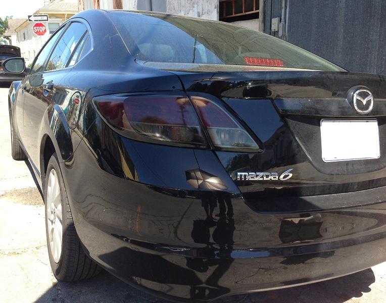 09 13 Mazda 6 Smoke Tail Light Precut Tint Cover Smoked Overlays Ebay