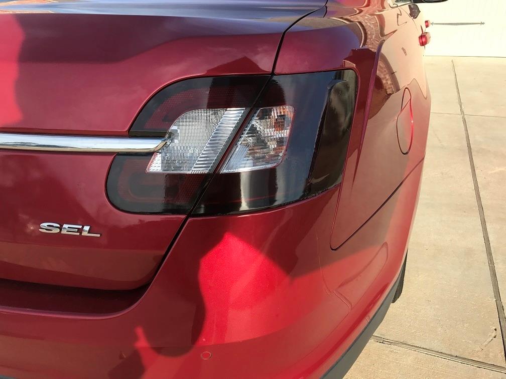 10 12 Ford Taurus Smoke Tail Light W Cutout Precut Smoked Vinyl Tint Overlays Ebay