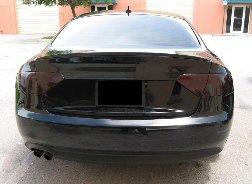 08-11 AUDI A5 S5 COUPE SMOKE HEAD LIGHT PRECUT TINT COVER SMOKED OVERLAYS