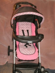 GORGEOUS Baby GIRL'S Alano GRACO Pink & BLACK Stroller, CAR Seat & 2 BASES