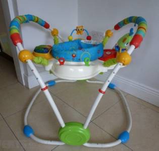 bright starts cute critters activity jumper