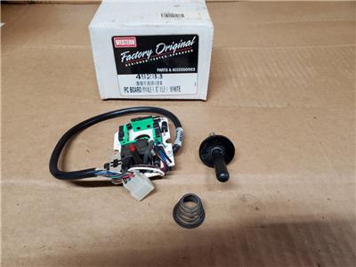 OEM Western 6 pin Joystick Controller PC Board & Lever Kit 49283