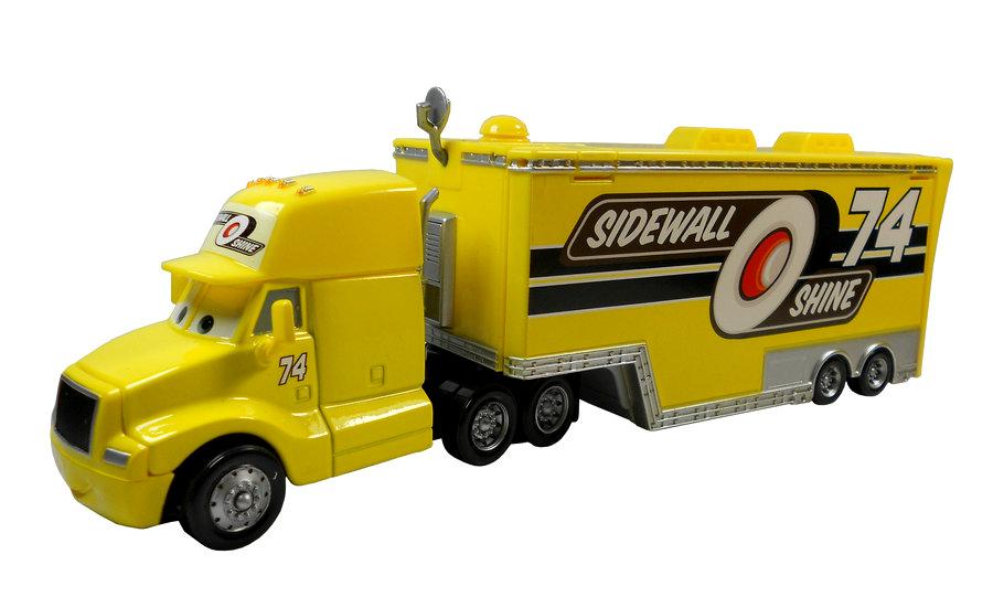 #74 SIDEWALL SHINE Truck Disney Pixar CARS Team Diecast Pink Child Boy ...