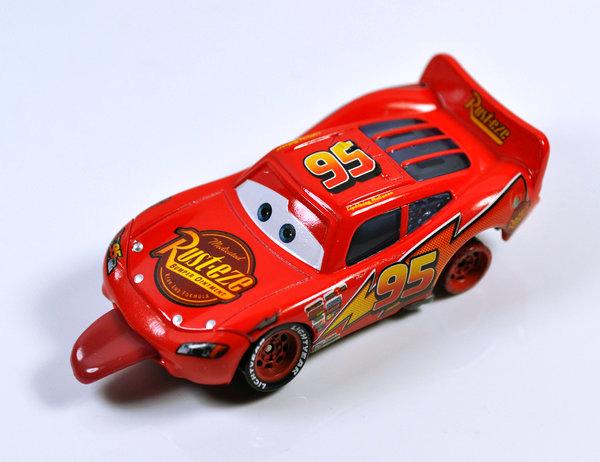 DISNEY PIXAR CARS DIECAST FINISH LINE LIGHTNING McQUEEN Long Tongue ...