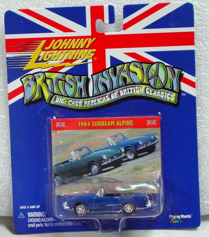 White Lightning - White Lightning British Invasion 1964 Sunbeam Alpine Blue