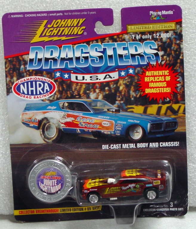 White Lightning - White Lightning Dragsters Playing Mantis red-brown