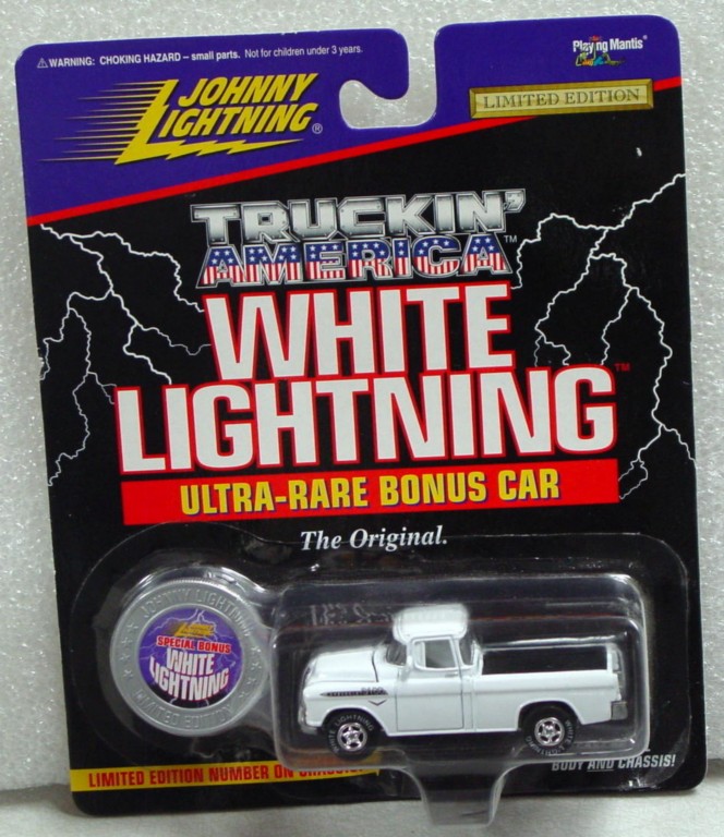 White Lightning - White Lightning Truckin Amer 1955 Chevy Cameo White