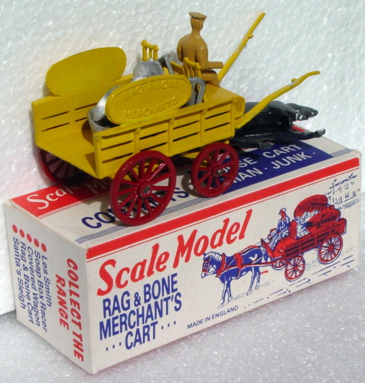 Matchbox MICA Rag/Bone Cart Yellow 371/500