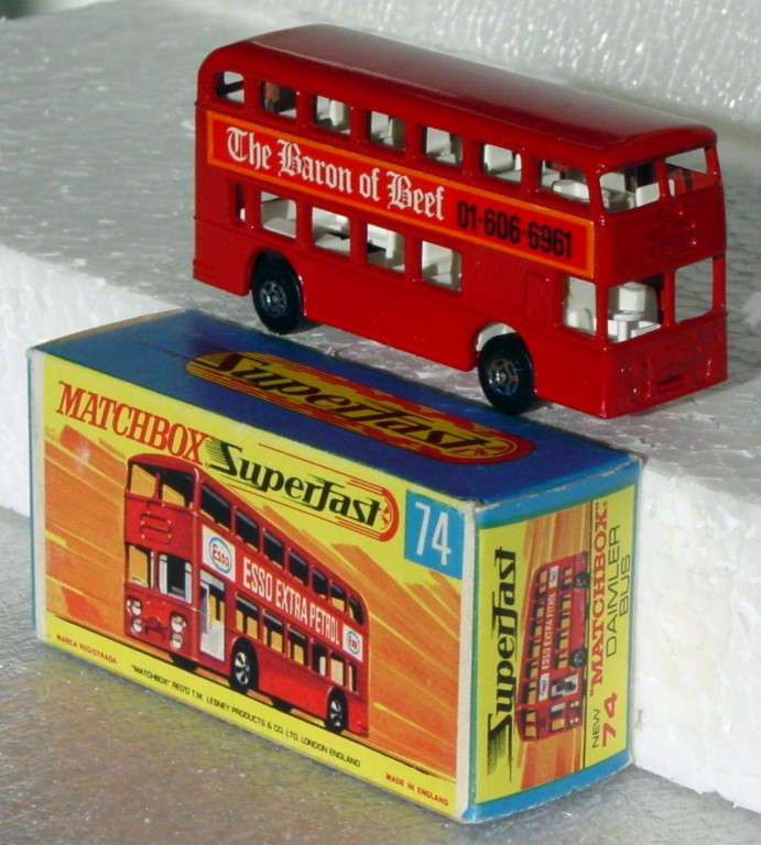 matchbox daimler bus