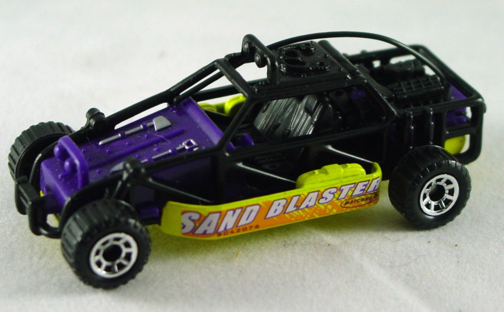 Pre-production 92 A 6 - Dune Buggy Purple and yellow black cage Sand Blaster DECALS