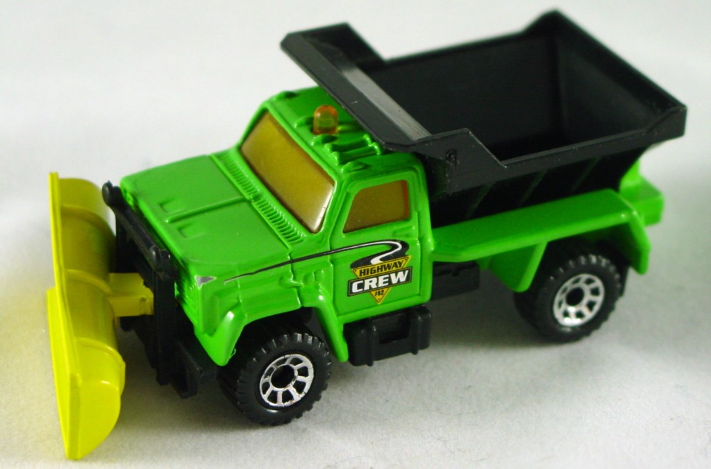 Pre-production 45 E 14 - Hiway Truck flourescent Green black dump yellow plow 1 chip DECALS