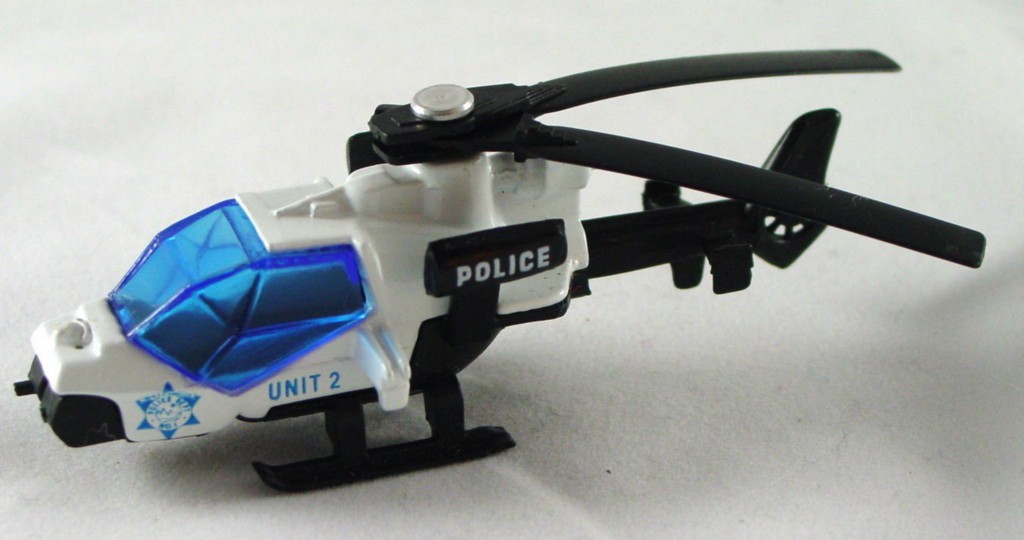 Pre-production 46 F 29 - Heli White black base Police unit 2 made in Thailand DECALS