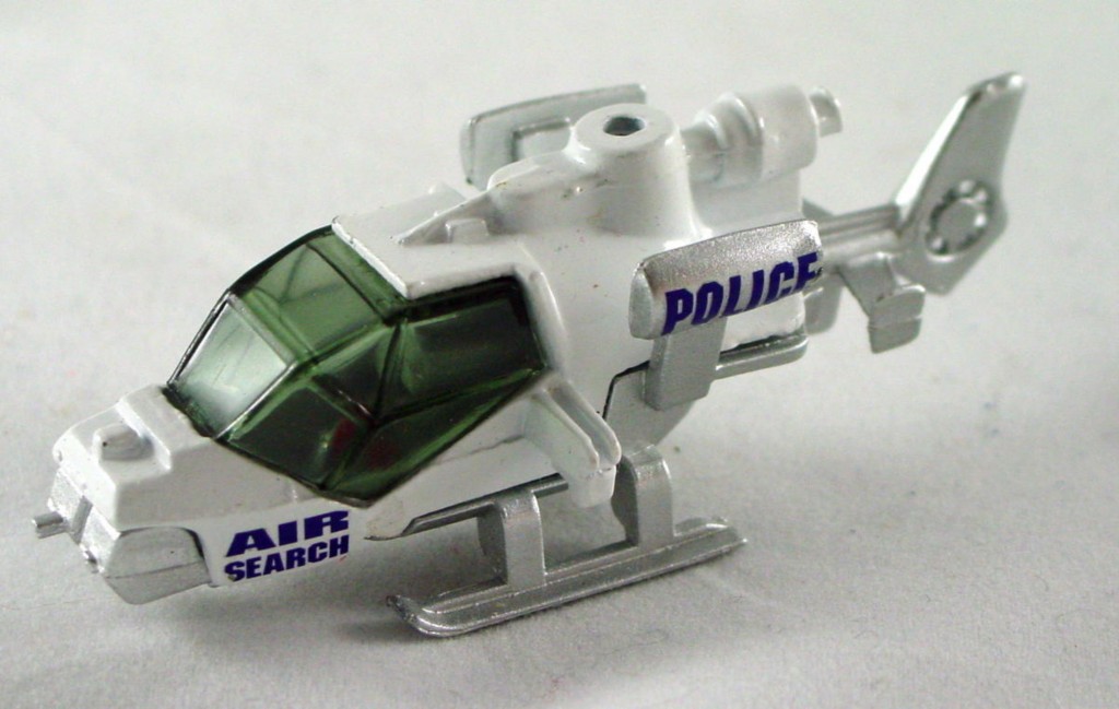 Pre-production 46 F 47 - Heli White silver base Police Searchno propeller made in Thailand DECALS