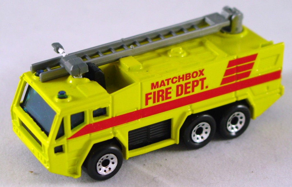 Pre-production 08 I 6 - Airport Tender Yellow MBX Fire dept made in Thailand DECALS